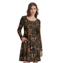 Load image into Gallery viewer, Woodland creatures print dress
