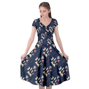 Once upon a time book print dress