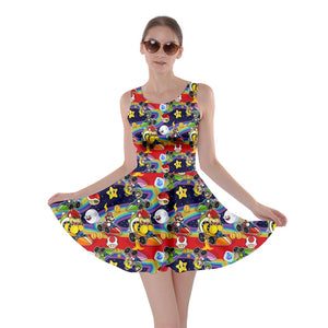 Game Racers print dress