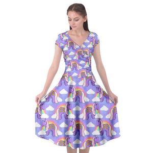 Pony print dress