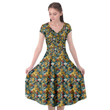 Load image into Gallery viewer, Embroidered reading Princess print dress
