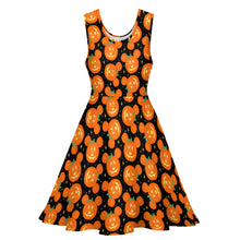 Load image into Gallery viewer, Mouse pumpkin print dress
