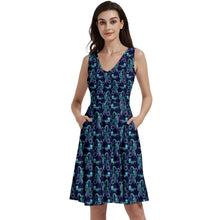 Load image into Gallery viewer, Octopus and Jellyfish print dress
