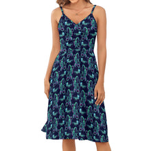 Load image into Gallery viewer, Octopus strappy summer dress plus size
