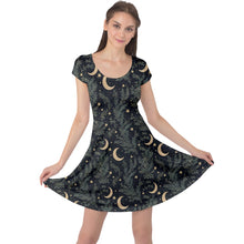 Load image into Gallery viewer, Moon and fern print dress
