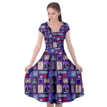 Load image into Gallery viewer, Sci Fi Dr patchwork print dress
