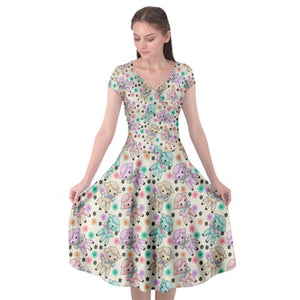 Kitsch lambs print dress