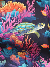 Load image into Gallery viewer, Sea turtle print dress
