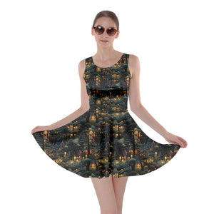 Fairy forest print dress