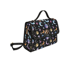 Load image into Gallery viewer, Moon and stars satchel handbag Bag
