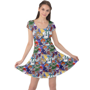 Hero mice print dress