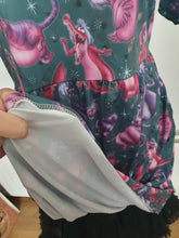 Load image into Gallery viewer, Witch and wizard short sleeved dress plus size
