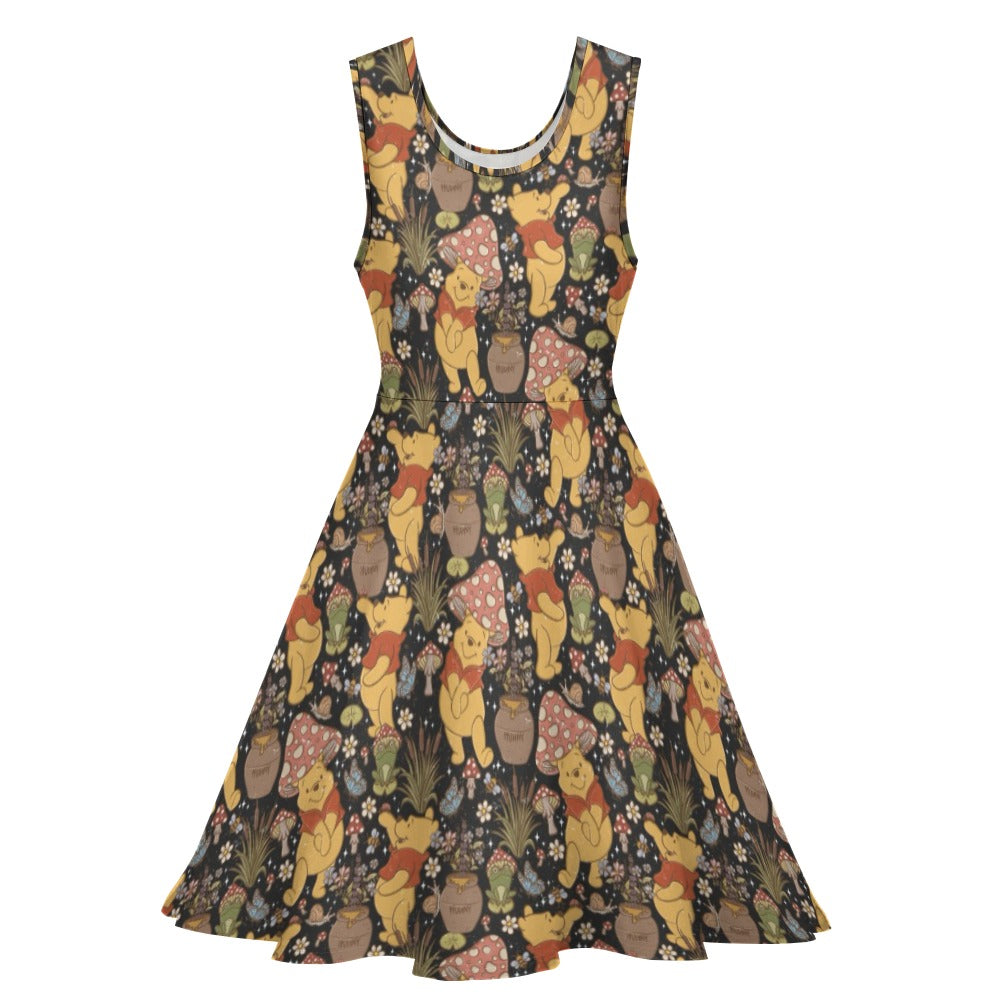 Cottagecore bear dress