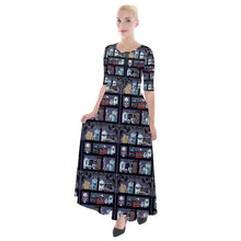 Load image into Gallery viewer, Magical bookcase print dress
