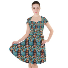 Load image into Gallery viewer, Embroidered Hawaiian Princess print dress
