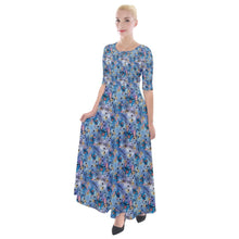 Load image into Gallery viewer, Little blue alien print dress
