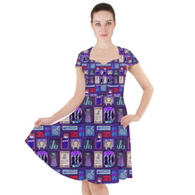 Load image into Gallery viewer, Sci Fi Dr patchwork print dress
