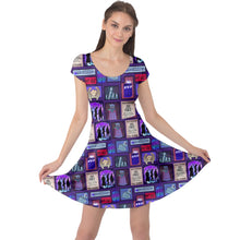 Load image into Gallery viewer, Sci Fi Dr patchwork print dress
