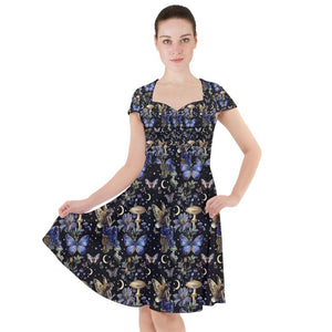 Fairy midnight garden print dress