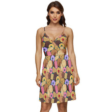 Load image into Gallery viewer, Biscuits print dress
