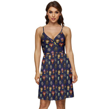 Load image into Gallery viewer, Fraggles in profile print dress
