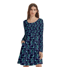 Load image into Gallery viewer, Octopus and Jellyfish print dress
