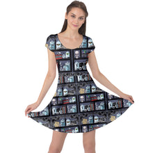 Load image into Gallery viewer, Magical bookcase print dress
