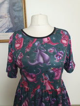 Load image into Gallery viewer, Witch and wizard short sleeved dress plus size
