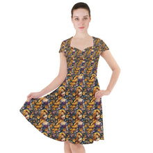 Load image into Gallery viewer, Embroidered Tower Princess print dress
