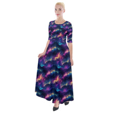 Load image into Gallery viewer, Fire lights print dress
