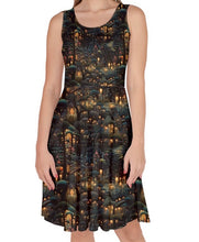 Load image into Gallery viewer, Fairy forest print dress
