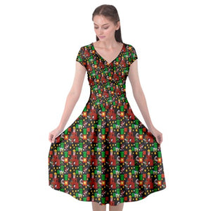 Super game print dress