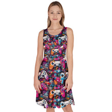 Load image into Gallery viewer, Game controller print dress
