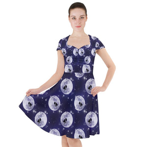 Alien moon print dress