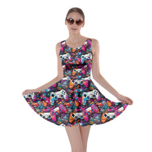 Load image into Gallery viewer, Game controller print dress
