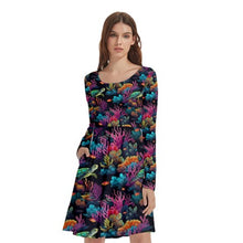 Load image into Gallery viewer, Sea turtle print dress
