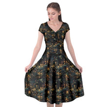 Load image into Gallery viewer, Fairy forest print dress
