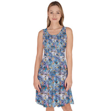 Load image into Gallery viewer, Little blue alien print dress
