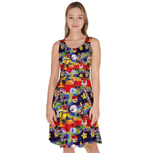 Load image into Gallery viewer, Game Racers print dress
