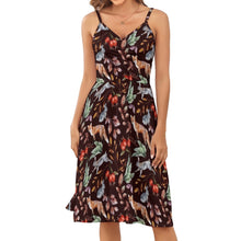 Load image into Gallery viewer, Autumn animals dress
