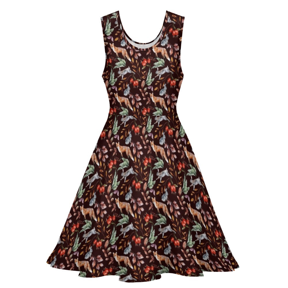 Autumn animals dress