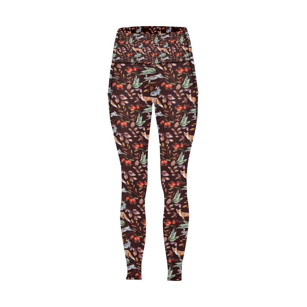 Autumn animals leggings