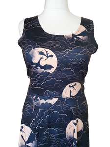 Forth wing dragon print dress