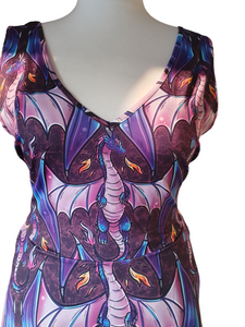 Dragon print dress