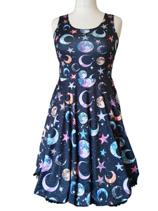 Moon print dress