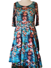 Load image into Gallery viewer, Embroidered Hawaiian Princess print dress
