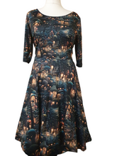 Load image into Gallery viewer, Fairy forest print dress
