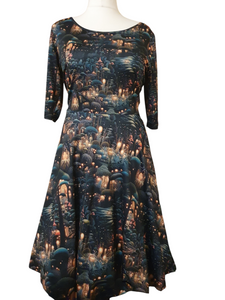 Fairy forest print dress