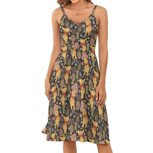 Cottagecore bear dress