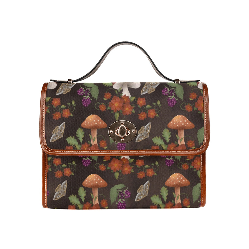 Goblincore mushroom satchel handbag Bag